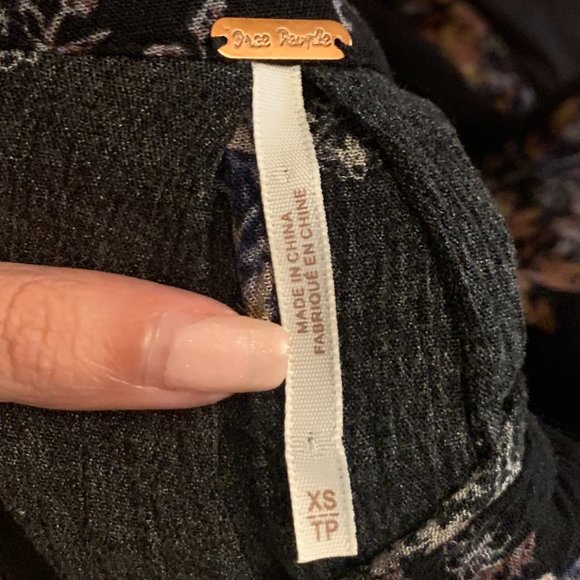 Free People Tree Swing Dress in Black Combo - Picture 10 of 10